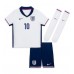 Maillot de foot Angleterre Jude Bellingham #10 Domicile vêtements enfant Europe 2024 Manches Courtes (+ pantalon court)